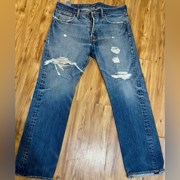 Levi's Other - 🔥VINTAGE 501 Men's Levi Strauss & Co. Distressed Blue Jeans Size 31X30
